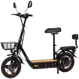 Електросамокат KUGOO KIRIN C1 Pro NEW 2024 (500 Вт; 26 А*год; 48 В), колеса 14", чорний