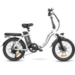 Електровелосипед Samebike CY20 (350 Вт, 12 А*год, 36 В), колеса 20", з ручкою газу, білий