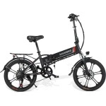 Електровелосипед SAMEBIKE 20LVXD30-II (350 Вт; 10 А/год; 48 В), колеса 20", з ручкою газу, чорний