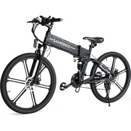 Електровелосипед SAMEBIKE LO26-II (500 Вт; 10 А/год; 48 В), колеса 26", з ручкою газу, чорний