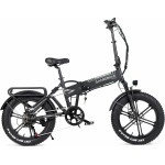 Електровелосипед фетбайк SAMEBIKE XWLX09 (500 Вт; 10 А/год; 48 В), колеса 20х4", з ручкою газу, чорний