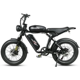 Електровелосипед SAMEBIKE Pilot M20 SR Dual Batteries (1000 Вт + 1000 Вт; 16 А*год + 16 А*год; 48 В), колеса 20", з ручкою газу, чорний