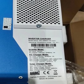 Гібридний інвертор Anenji ANJ-4000-24V, 24 В, 4000 Вт (безперебійник, UPS, ДБЖ)