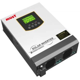 Гібридний інвертор Must PV18-1012VPM-II, 12 В, 1000 Вт, 60A MPPT, PV 105V (безперебійник, UPS, ДБЖ)