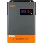 Гібридний інвертор Powmr POW-HVM6.2K-48V-LIP, 48 В, 6200 Вт, (безперебійник, UPS, ДБЖ)