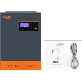 Гібридний інвертор Powmr POW-HVM5.5K-48V-P, 48 В, 5500 Вт (безперебійник, UPS, ДБЖ)