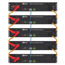 Комплект резервного живлення Daxtromn SC-HFK-5500-48, 48 В, 80 А, 5500 Вт + 4x Акумулятора DYNESS B4850 LiFePO4 48V/50AH (9600W*h)