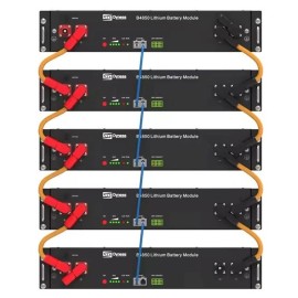 Комплект резервного живлення Techfine GA-11048JMH, 48 В, 11000 Вт + 2x Акумулятора DYNESS B4850 LiFePO4 48V/50AH (4800W*h)