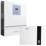 Комплект резервного живлення Techfine GA-11048JMH, 48 В, 11000 Вт + Акумулятор Enerlution LFPWall-5000 LiFePO4, 51,2 V 5220 W*h