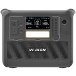 Зарядна станція VLAIAN V2000, 2000 Вт, 1536 Вт*год (електростанція для дому, UPS, ДБЖ), сірий