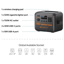 Зарядна станція Bluetti AC50P, 700 Вт, 504 Вт*год (електростанція для дому) EU