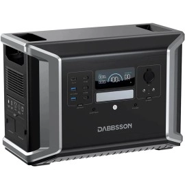 Зарядна станція Dabbsson DBS1400Pro, 2400 Вт, 1382 Вт*год (Bluetooth APP, електростанція для дому, UPS, ДБЖ)