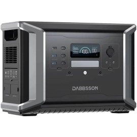 Зарядна станція Dabbsson DBS1400Pro, 2400 Вт, 1382 Вт*год (Bluetooth APP, електростанція для дому, UPS, ДБЖ)