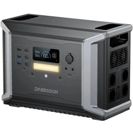 Зарядна станція Dabbsson DBS2100Pro, 2400 Вт, 2150 Вт*год (Bluetooth APP, електростанція для дому, UPS, ДБЖ)