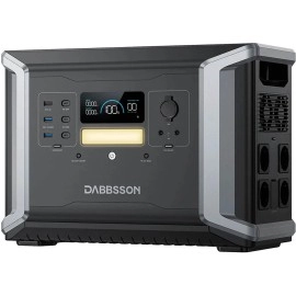 Зарядна станція Dabbsson DBS2100Pro, 2400 Вт, 2150 Вт*год (Bluetooth APP, електростанція для дому, UPS, ДБЖ)