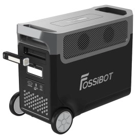 Зарядна станція Fossibot F3600, 3600 Вт, 3840 Вт/год (електростанція для дому, UPS, ДБЖ) EU, чорний