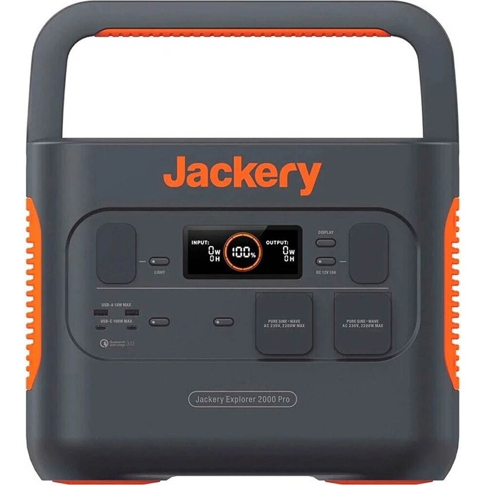 Зарядна станція Jackery Explorer 2000 PRO, 2200 Вт, 2160 Вт*год (електростанція для дому, UPS, ДБЖ)