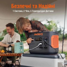 Зарядна станція Jackery Explorer 2000 PRO, 2200 Вт, 2160 Вт*год (електростанція для дому, UPS, ДБЖ)