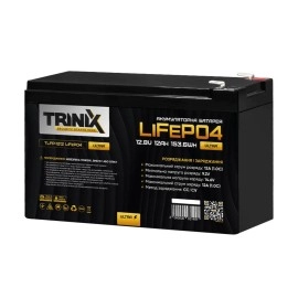 Акумуляторна батарея літій-залізо-фосфатна 12.8В 12Аг Trinix TLFP-1212 Ultra LiFePO4