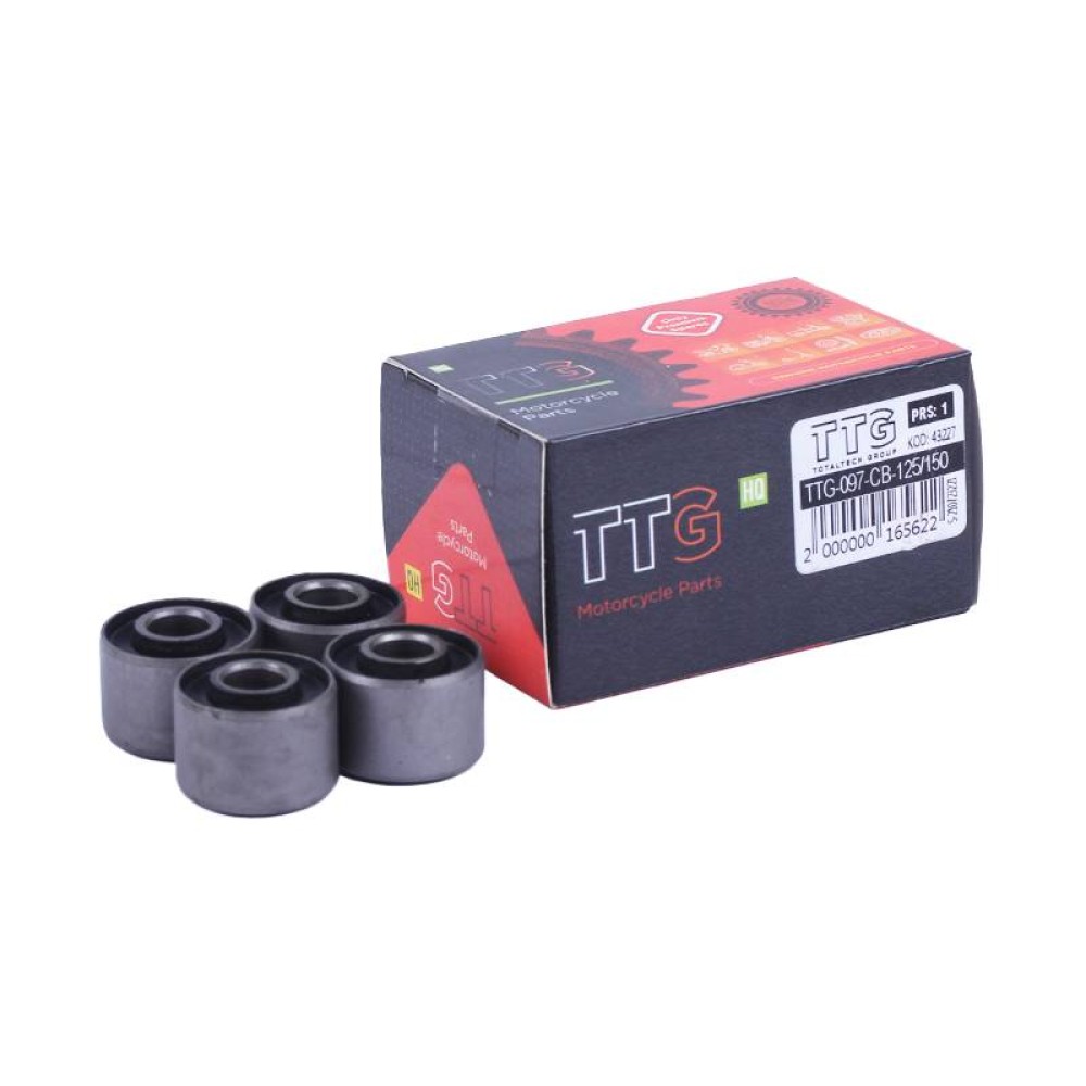 Сайлентблоки ступиці задньої, к-т 4 шт.: 24*9*18 - СВ-125/150 - TTG