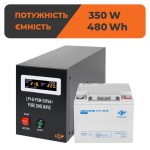 Комплект резервного живлення для котла LogicPower ДБЖ + мультигелева батарея (UPS B500 + АКБ MG 480Wh)