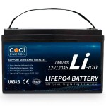 Акумулятор Codi Energy LiFePO4 12V/120AH (1440W*h) (літій-залізо-фосфатний акумулятор для ДБЖ (UPS))