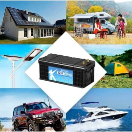 Акумулятор Kepworth LiFePO4 12V/200AH (2560W*h) (літій-залізо-фосфатний акумулятор для ДБЖ (UPS))