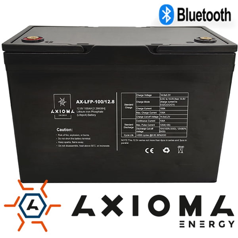 Акумулятор AXIOMA energy AX-LFP-100/12.8, LiFePo4 100A 12.8В 