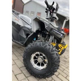 Квадроцикл Forte AFF125 PRO сіро-жовтий