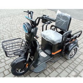 Трицикл акумуляторний Forte CARGO-P650 чорний