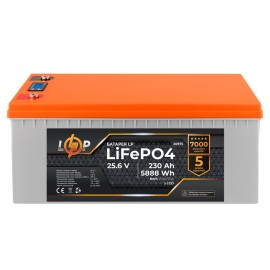 Акумулятор LP LiFePO4 LCD 24V (25,6V) - 230 Ah (5888Wh) (BMS 150A/75A) пластик