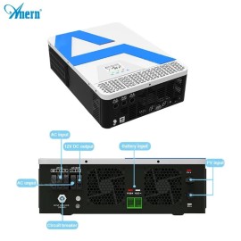 Гибридный инвертор Anern AN-SCI-PRO-3200, 24 В, 3200 Вт (бесперебойник, UPS, ИБП)