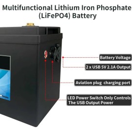 Аккумулятор Kepworth LiFePO4 12V/100AH (1280W*h) для ИБП (UPS)