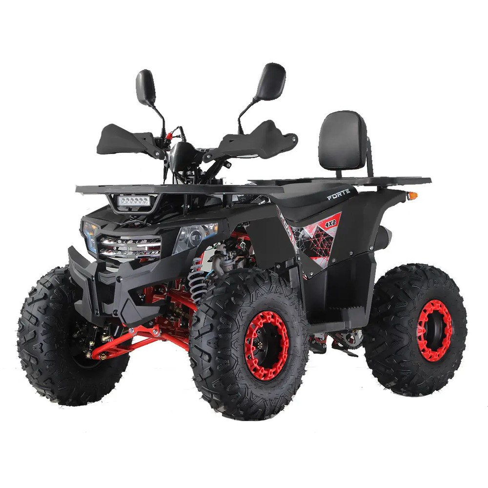 Квадроцикл Forte ATV125F чорно-червоний