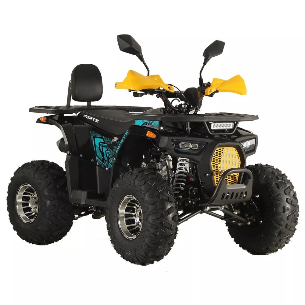 Квадроцикл Forte ATV125P блакитно-жовтий