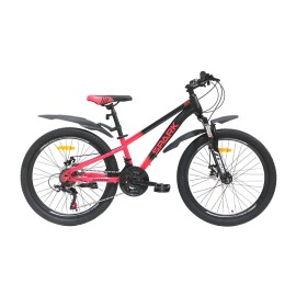 Велосипед SPARK JOY 24 ст11 ам диск червоний з чорним БЕЗКОШТОВНА ДОСТАВКА