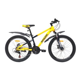 Велосипед SPARK JOY 24 ст13 ам диск жовтий з темно-синім БЕЗКОШТОВНА ДОСТАВКА