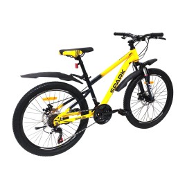 Велосипед SPARK JOY 24 ст13 ам диск жовтий з темно-синім БЕЗКОШТОВНА ДОСТАВКА