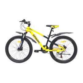 Велосипед SPARK JOY 24 ст13 ам диск жовтий з темно-синім БЕЗКОШТОВНА ДОСТАВКА