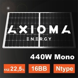 Сонячна панель AXIOMA energy N-TYPE AXM108-16-182-440N 440Вт