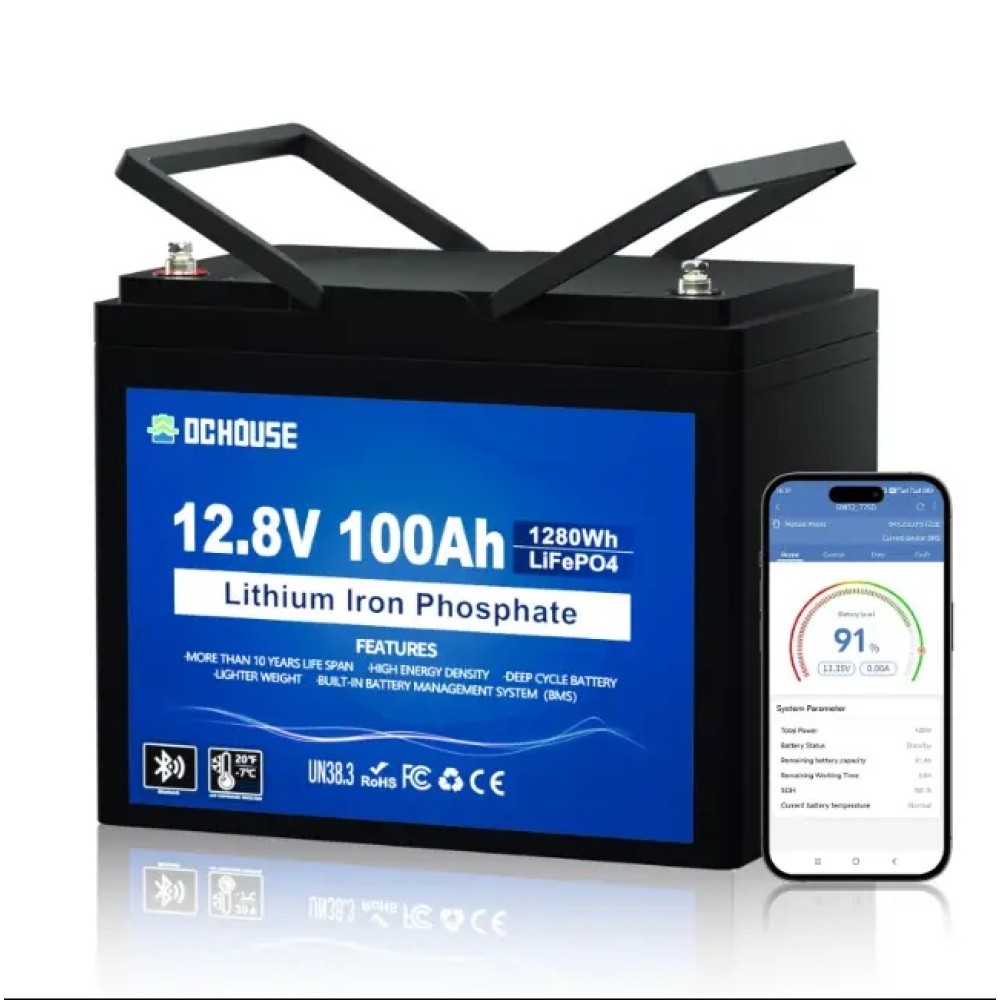 Акумулятор LifePo4 12.8V, 100Ah DC HOUSE
