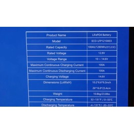 Акумулятор LifePo4 12.8V, 100Ah DC HOUSE