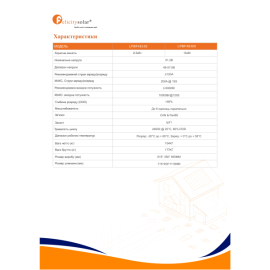 Акумуляторна батарея LPBF48300 Felicity (LiFePO4 51,2V 300Ah 15kWh)