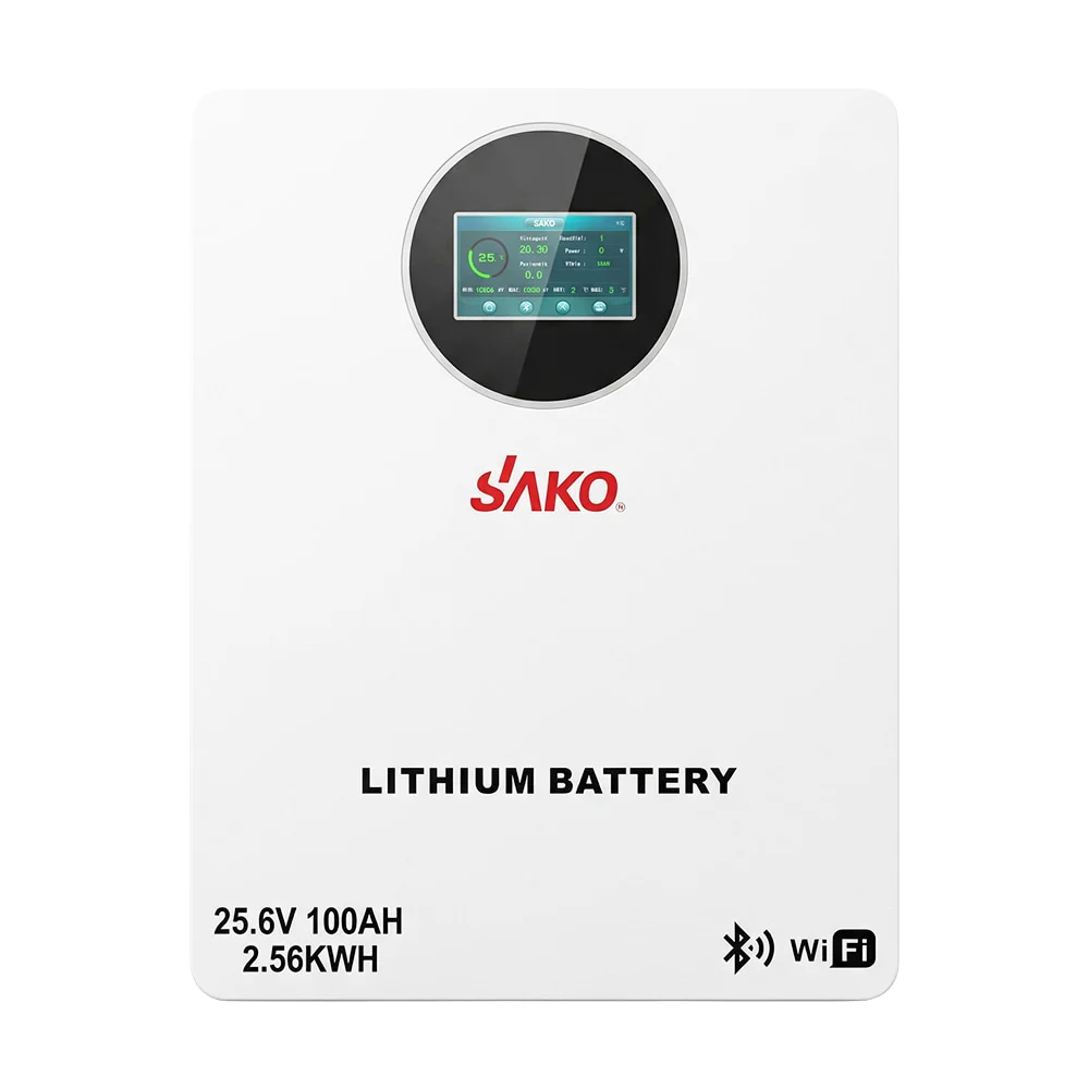 Акумуляторна батарея літій-залізо-фосфатна LiFePO4 100А*год 25.6В 2560Вт*год Sako Li-Sun series SK-25.6V100Ah настінний / підлоговий монтаж