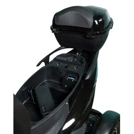 Електроскутер ATLAS Spider Trike Box 1500W Black, Cyan Blue
