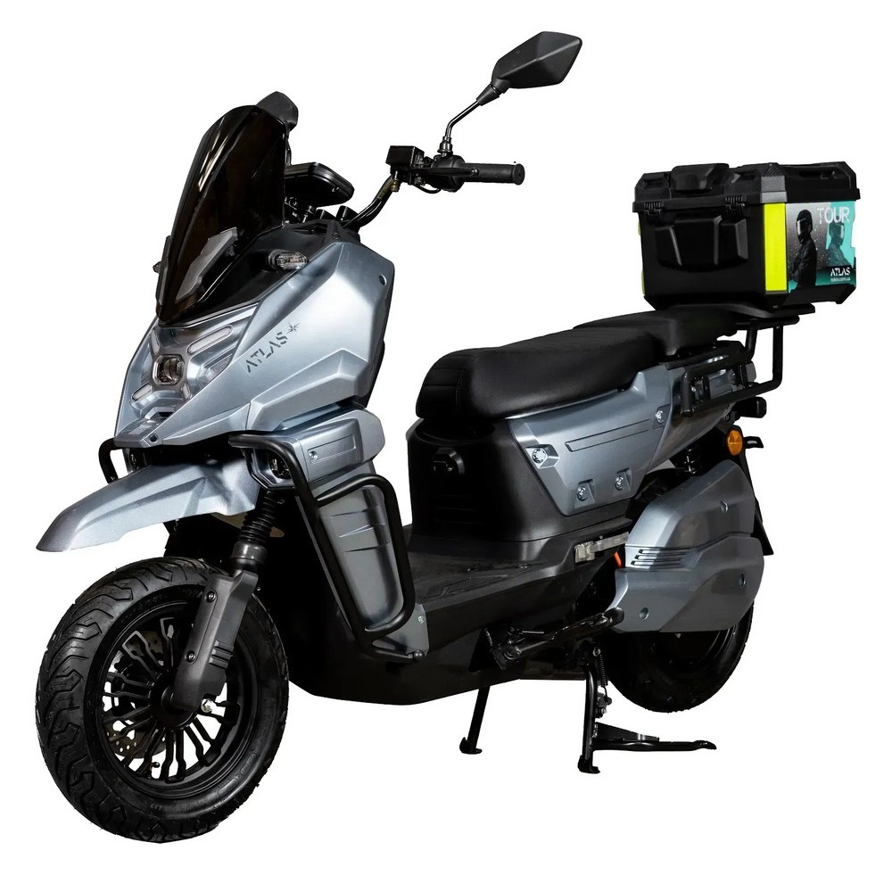 Електроскутер ATLAS Tour Box 2000W Grey, Red, Black, Cyan Blue