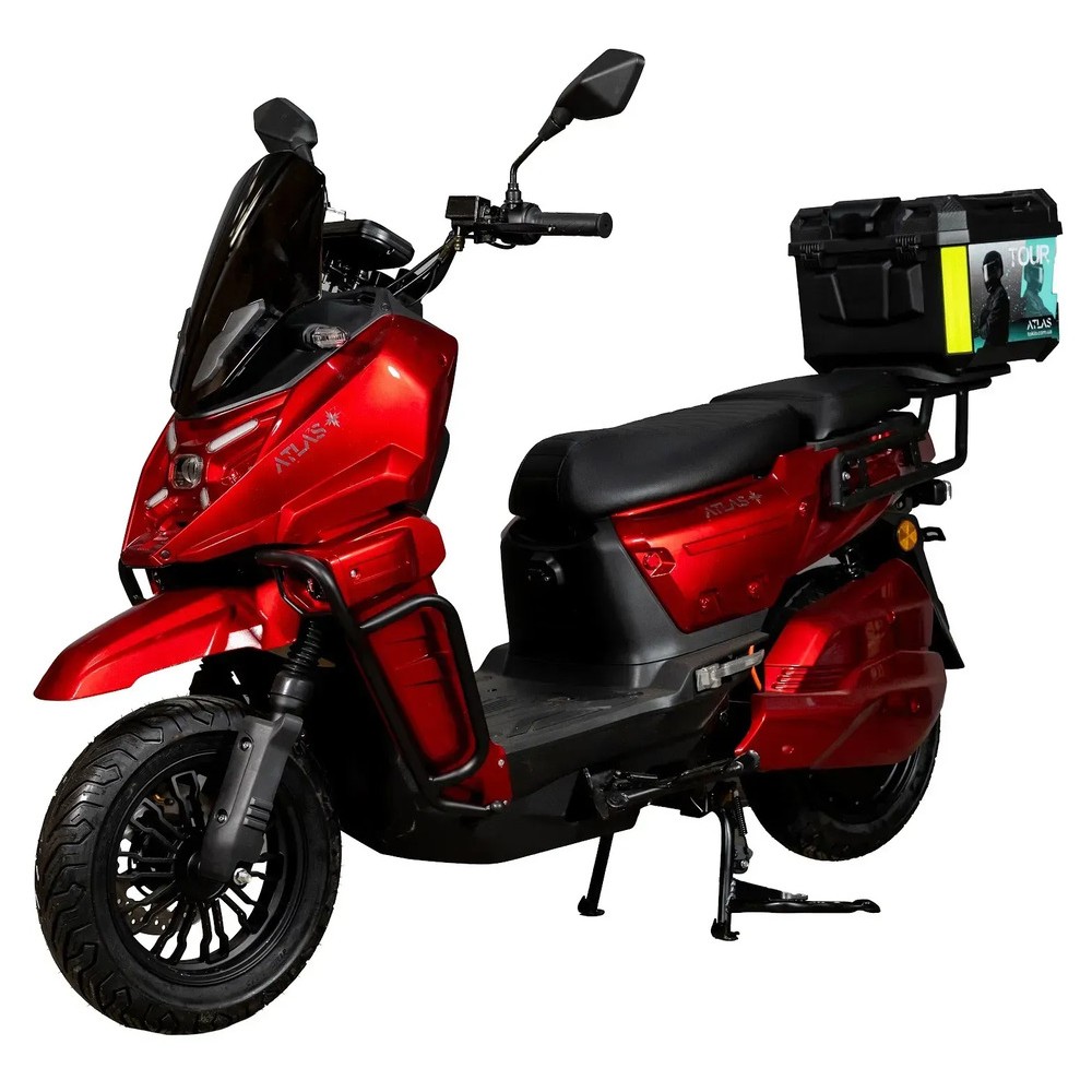 Електроскутер ATLAS Tour Box Plus 2500W Red