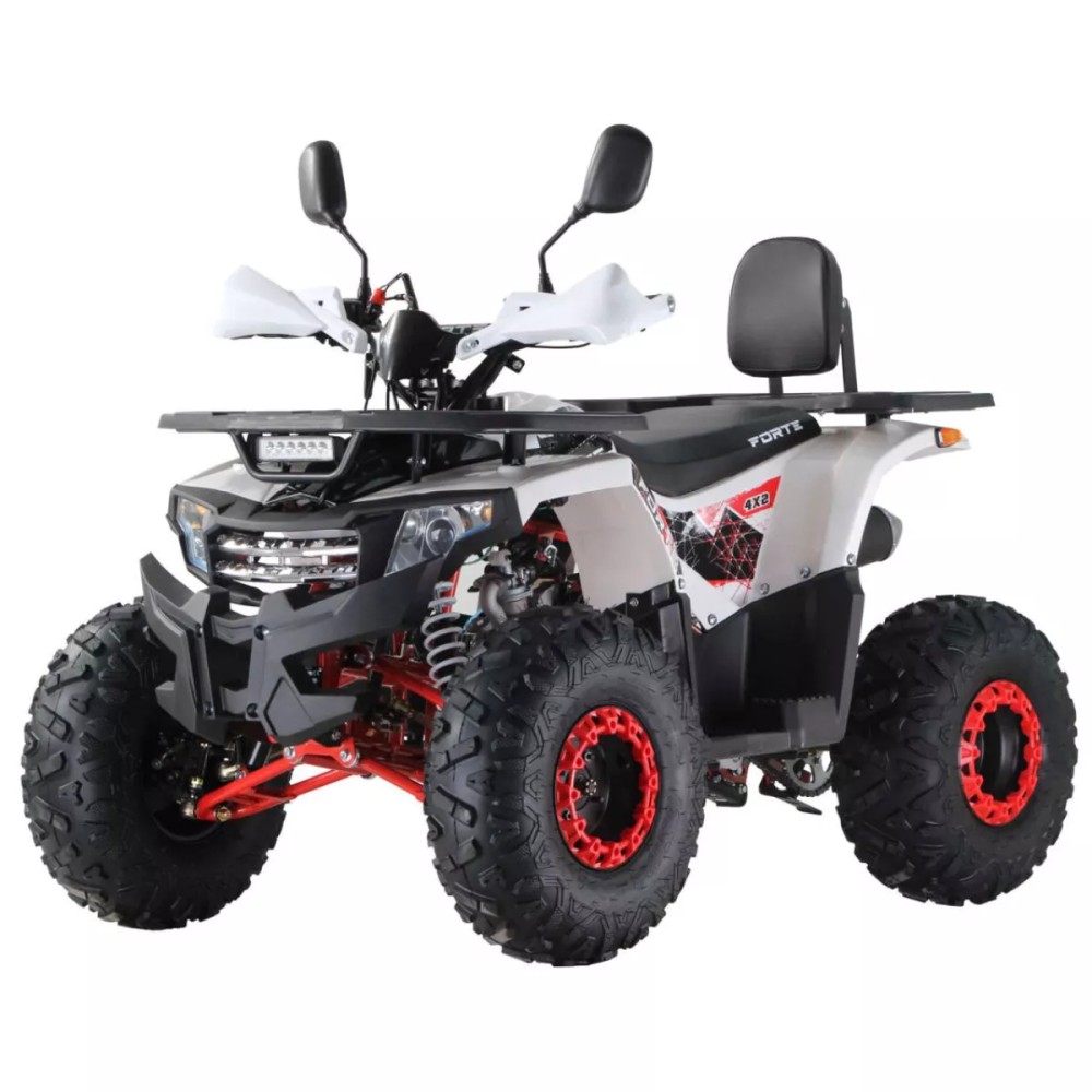 Квадроцикл Forte ATV125F бело-красный