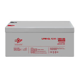 Акумулятор гелевий LPM-GL 12V - 280 Ah