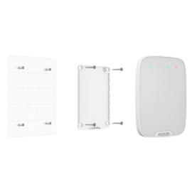 Бездротова сенсорна клавіатура AJAX KeyPad Combi (white)